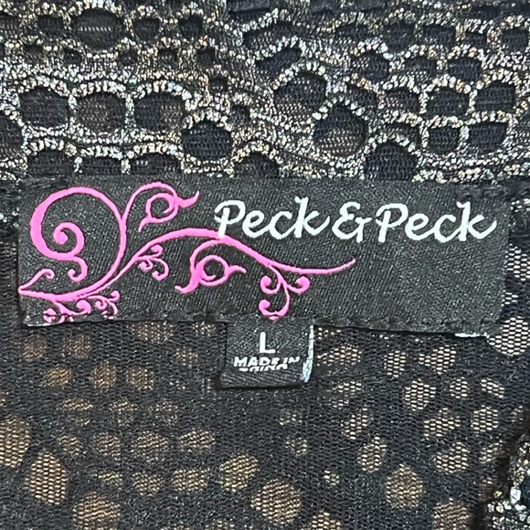 Peck & Peck Blouse Size Large - Picture 6 of 9